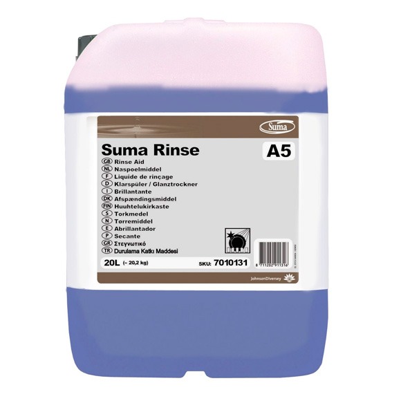 Detergente lavagem mecânica de loiça SUMA RINSE A5 - Grupo APR